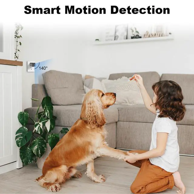 Alt view image 4 of 5 - 2.4G/5G WiFi Camera with Type-C Charger, 1080P HD Indoor Camera with Motion Detection, Plug-in Mini Cam for Home and Pet Care