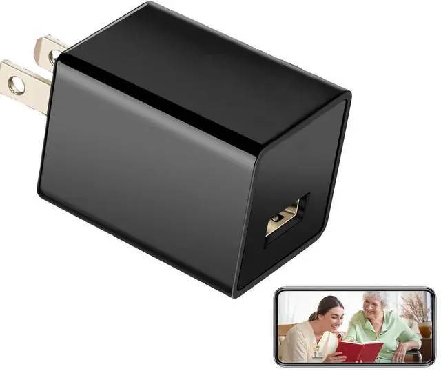 Main image of Mini Hidden Camera Detection in USB Charger - HD 1080P Wireless WiFi Nanny Cam, Indoor Home Security Camera with APP Remote Viewing, Motion Detection Alert for Baby/Pet Monitoring