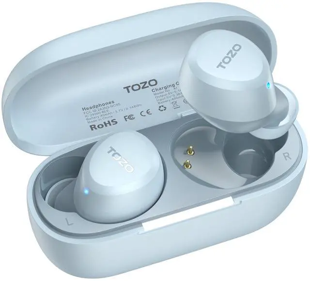 Main image of Wireless Earbuds Bluetooth 5.3 Light Weight in Ear IPX5 Waterproof Headphones 2 Mic for AI Calls, Immersive Premium Sound Bass Headset with Charging Case, 32 Presets EQ Customization via App