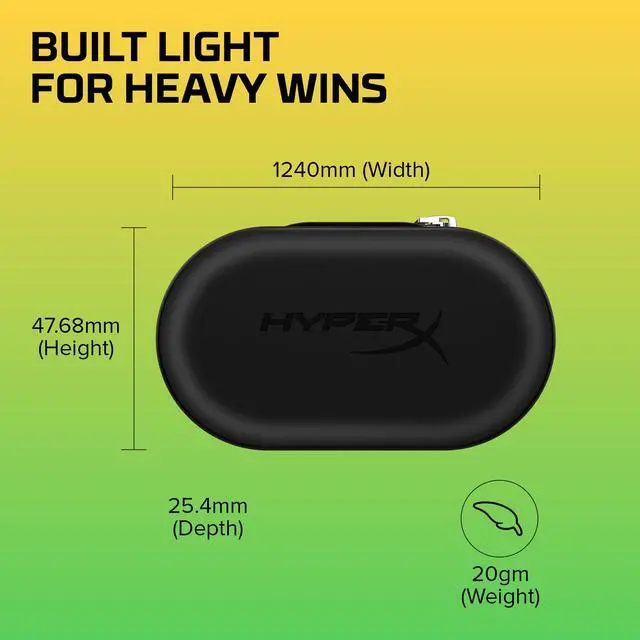 Alt view image 7 of 7 - Cloud Earbuds II 14mm Drivers, Four Eartips, Hard-Shell Carrying Case, Low-Profile 90° Plug, 3.5mm Plug, Built-in Microphone, Multi-Function Button, PC, Mobile, Nintendo Switch Black