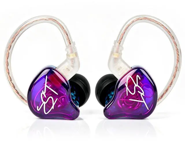 Main image of Colorful Hybrid Banlance Armature with Dynamic Ear Earphone 1BA+1DD HiFi Headset KZ in Ear Monitor Headphone Wired Earbuds IEM Earphone Gaming Ear Buds (Colorful/zst Without Microphone)