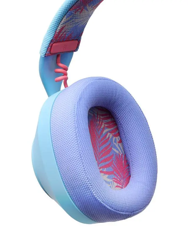 Alt view image 2 of 7 - Wired Gaming Headset - Ocean Waves, Works with PlayStation, Xbox, PC, Mobile, and Other Compatible Devices, Designed for Comfort, Premium Audio, Quick-Access Audio Controls