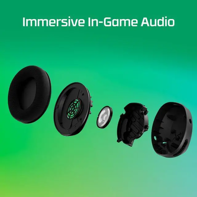 Alt view image 6 of 7 - Gaming Headset for Xbox, Lightweight Over-Ear headsets with mic, Swivel-to-Mute Function, 40mm Drivers - Black