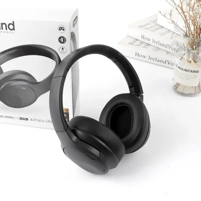 Alt view image 4 of 7 - Wireless Bluetooth Headphones with a Foldable, Over-Ear Design and Built-in Hidden Microphone, Suitable for Studying, Listening to Music, and Gaming