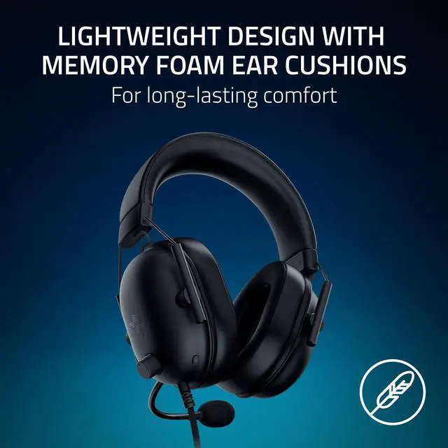 Alt view image 5 of 7 - Gaming Headset: 50mm Drivers - Cardioid Mic - Lightweight - Comfortable, Noise Isolating Earcups - for PS5, Xbox Series X, PC, Switch via 3.5 mm Audio Jack - Black