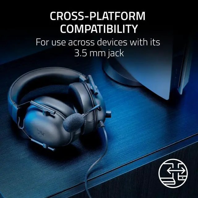 Alt view image 7 of 7 - Gaming Headset: 50mm Drivers - Cardioid Mic - Lightweight - Comfortable, Noise Isolating Earcups - for PS5, Xbox Series X, PC, Switch via 3.5 mm Audio Jack - Black