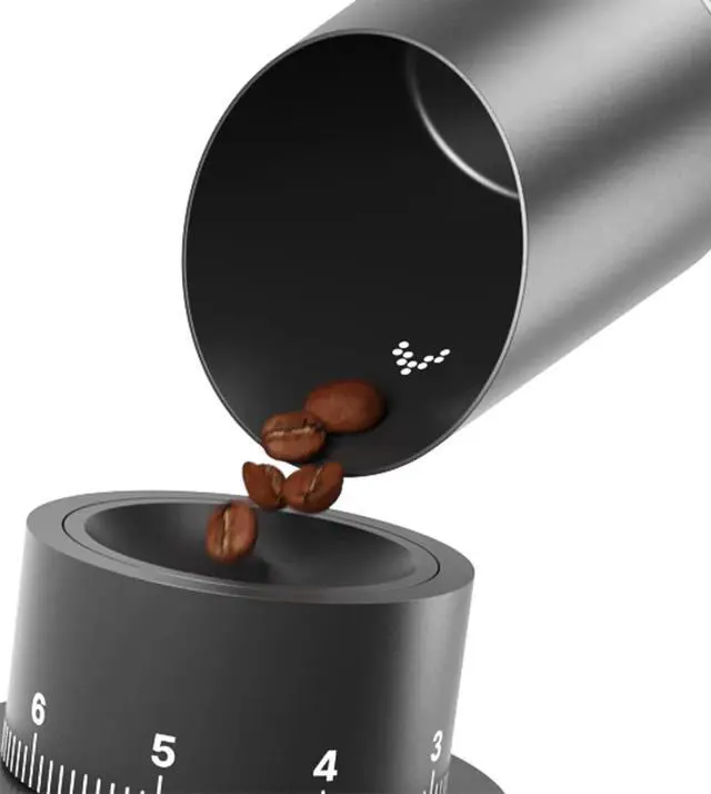 Alt view image 2 of 7 - Subscale Digital Dosing Cup with LED Display Sleek & Precise Scale - Dosing & Brewing Accessories, Measures Coffee Grounds for Espresso - Black