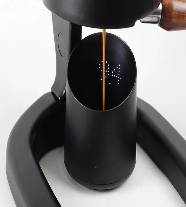Alt view image 4 of 7 - Subscale Digital Dosing Cup with LED Display Sleek & Precise Scale - Dosing & Brewing Accessories, Measures Coffee Grounds for Espresso - Black