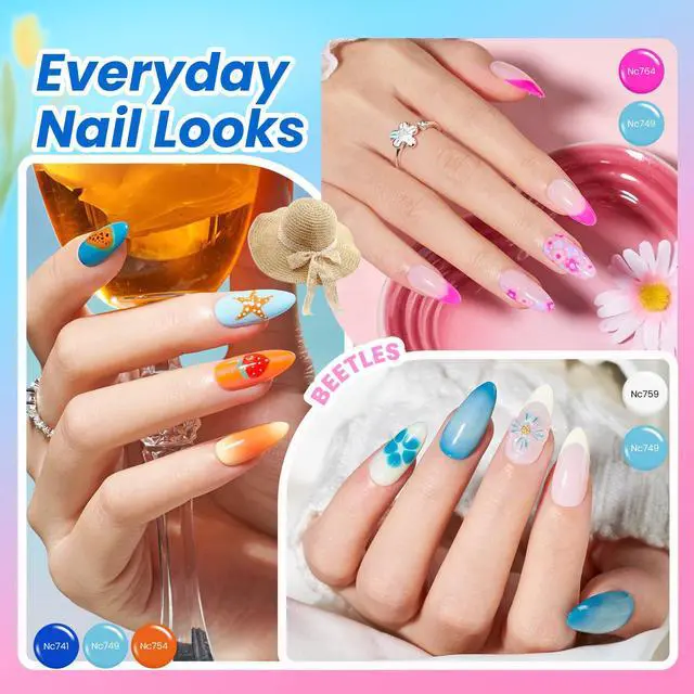 Alt view image 4 of 7 - Nail Polish Kit with U V Light - 32 Colors Studio Essentials Gel Polish 68 Pcs Nail Kit with TPO & HEMA Free Base Coat Cat Eye Top Coat Home Salon DIY Nails Tools Gifts for Women