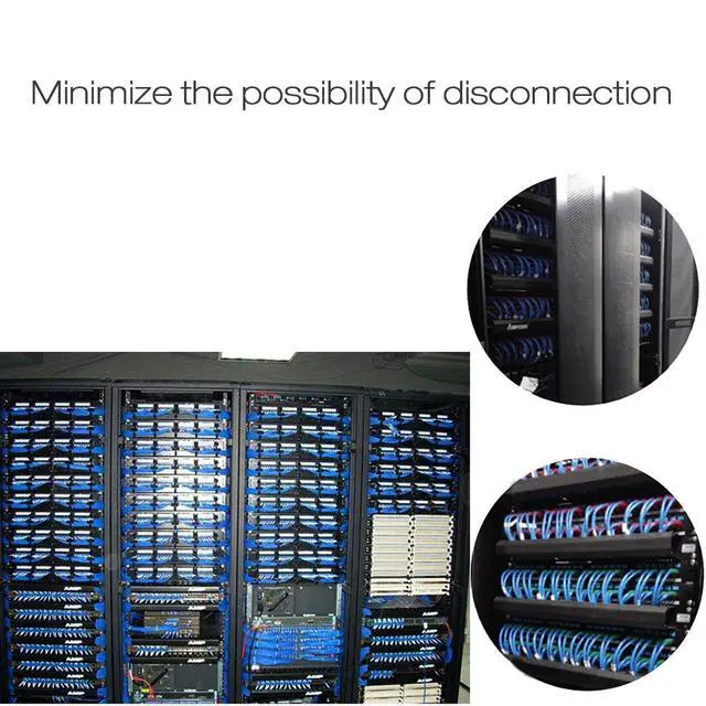 Alt view image 2 of 7 - 2-Pack 19 Inch 1U Cable Management Horizontal Cable Rack Mount Manager with mounting Screws for Service Rack Cabinet 24 Slot with Cover