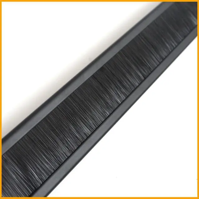 Alt view image 2 of 4 - 1U Brush Panels for Rack Cable Management, Server Rack Cable Organizer 1U Brush Managers for 19 Inch Network Rack Mount Black 2 PCS