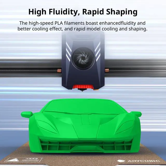 Alt view image 3 of 7 - High Speed 3D Printer Filament 1.75mm Bundle, Rapid PLA Filament with High Prints Quality, Dimensional Accuracy +/- 0.02mm, 1KG Reusable Spool, 4KG Black + Red + Green + Blue
