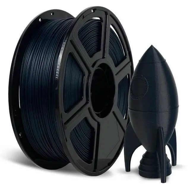 Main image of Carbon Fiber PETG Filament 1.75mm Midnight Blue, Reinforced 3D Printer Filament 1kg, Lightweight & High-Strength PETG-CF Filament, Strong & Easy to Print