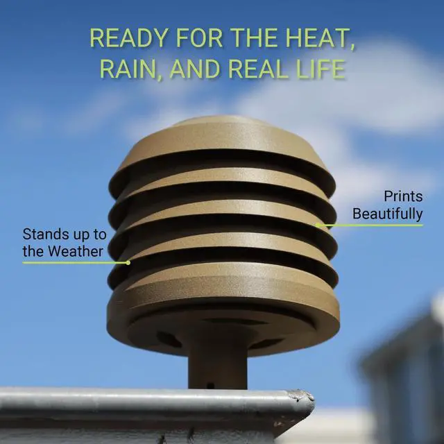 Alt view image 4 of 7 - Fiberon ASA-CF08 Desert Sand Carbon Fiber 3D Printing Filament 1.75mm 0.5KG, UV & Weather Resistant, High Rigidity, Heat Resistant, Easy to Print, Functional Parts & Prototypes