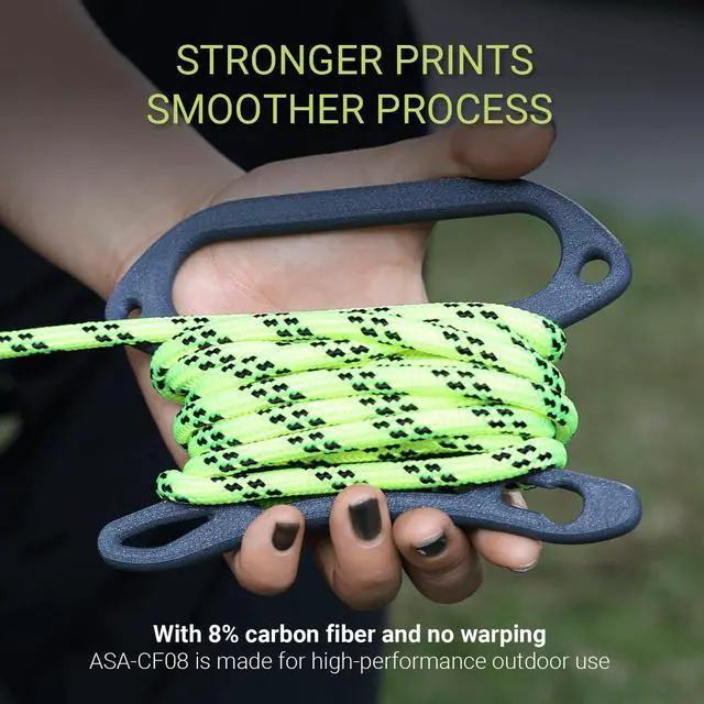 Alt view image 3 of 7 - Fiberon ASA-CF08 Desert Sand Carbon Fiber 3D Printing Filament 1.75mm 0.5KG, UV & Weather Resistant, High Rigidity, Heat Resistant, Easy to Print, Functional Parts & Prototypes