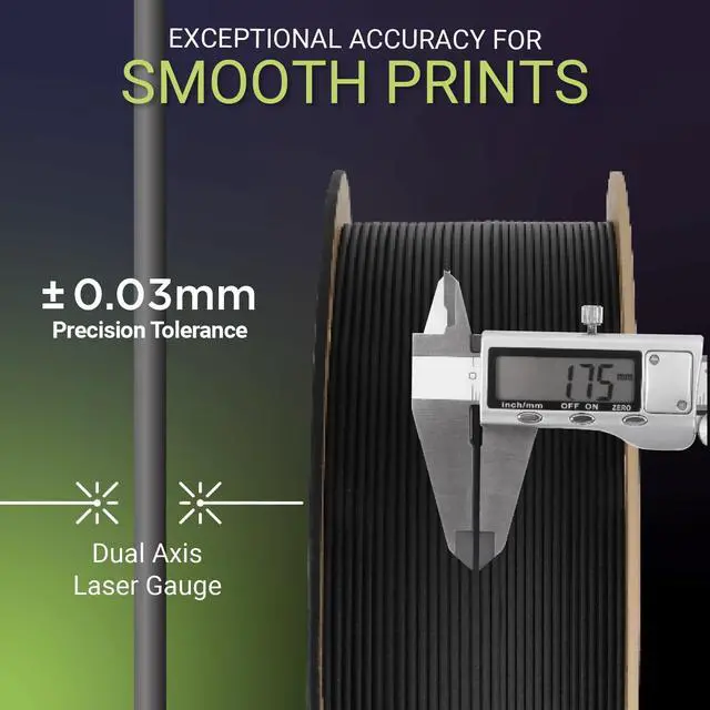 Alt view image 7 of 7 - Fiberon ASA-CF08 Desert Sand Carbon Fiber 3D Printing Filament 1.75mm 0.5KG, UV & Weather Resistant, High Rigidity, Heat Resistant, Easy to Print, Functional Parts & Prototypes