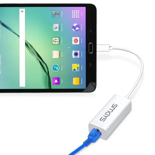 Alt view image 4 of 6 - Micro USB to Ethernet Adapter for Android Tablets, Google Nexus 4/5/7/10