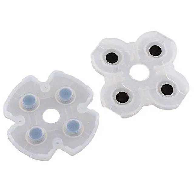 Alt view image 4 of 7 - 5 Set Silicone Conductive Rubber Pads for PS4 Controller Buttons Repair Replacement Part