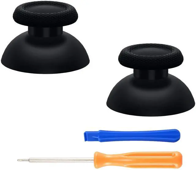 Main image of Black Replacement Thumbsticks for PS5 Controller, Custom Analog Stick Joystick Compatible with PS5, for PS4 All Model Controller - Controller NOT Included