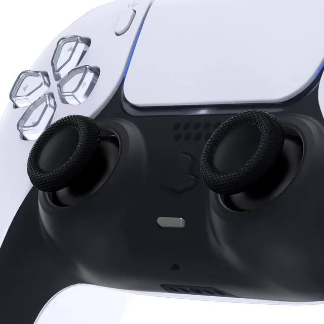 Alt view image 3 of 5 - Black Replacement Thumbsticks for PS5 Controller, Custom Analog Stick Joystick Compatible with PS5, for PS4 All Model Controller - Controller NOT Included
