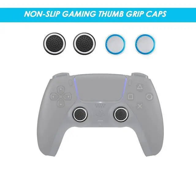 Alt view image 4 of 5 - Replacement Thumbsticks Compatible with PlayStation 5 DualSense Wireless Controller, 3D Joystick Module Parts Analog Caps Compatible with Sony PS5 Controller 4pcs