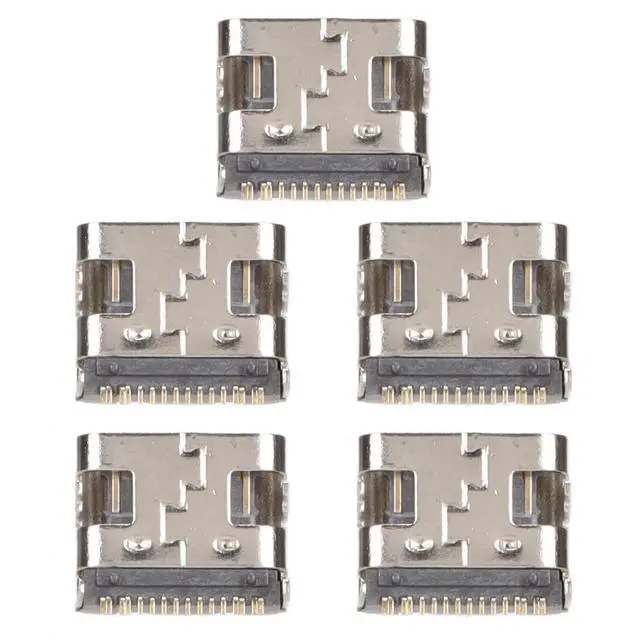 Alt view image 7 of 7 - 5PCs Replacement Charging Port Assembly for Controller, Repair Part USB C Adaptor Charger Socket