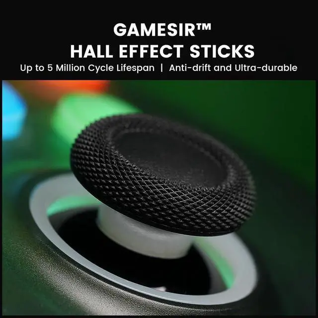 Alt view image 3 of 7 - Wired XBOX Controller for XBOX Series X|S, Hall Effect Sticks & Triggers, RGB Lighting, Trigger Stops, 2 Remappable Back Buttons, PC Controller for Windows 10/11