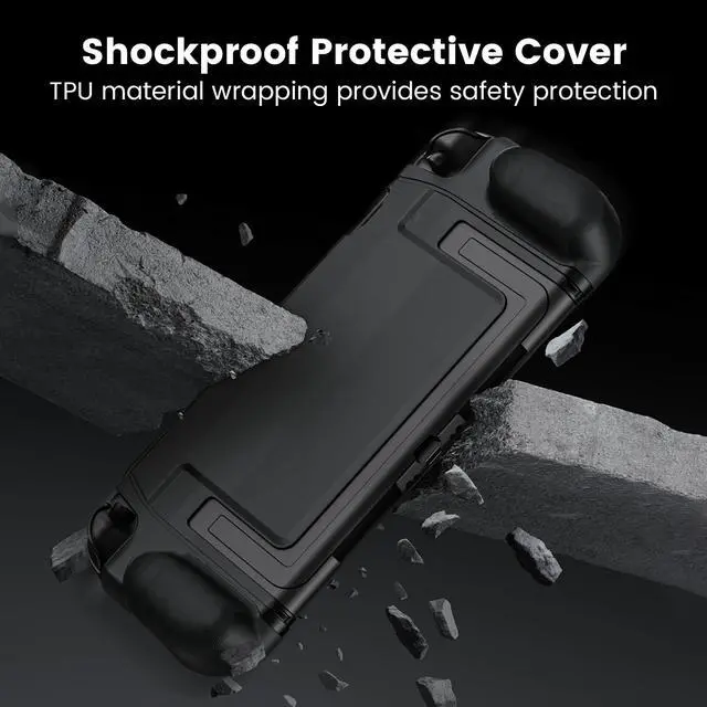 Alt view image 5 of 7 - for Switch 2 Grip Case (2025), Dockable Case with Ergonomic Grip for Handheld as a Real Gamepad, Shockproof Protective Case Accessories for Switch 2