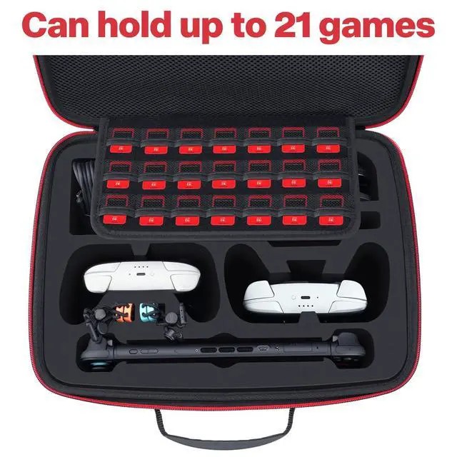 Alt view image 5 of 7 - Travel Case Compatible with Nintendo Switch 2, Controller & Accessories