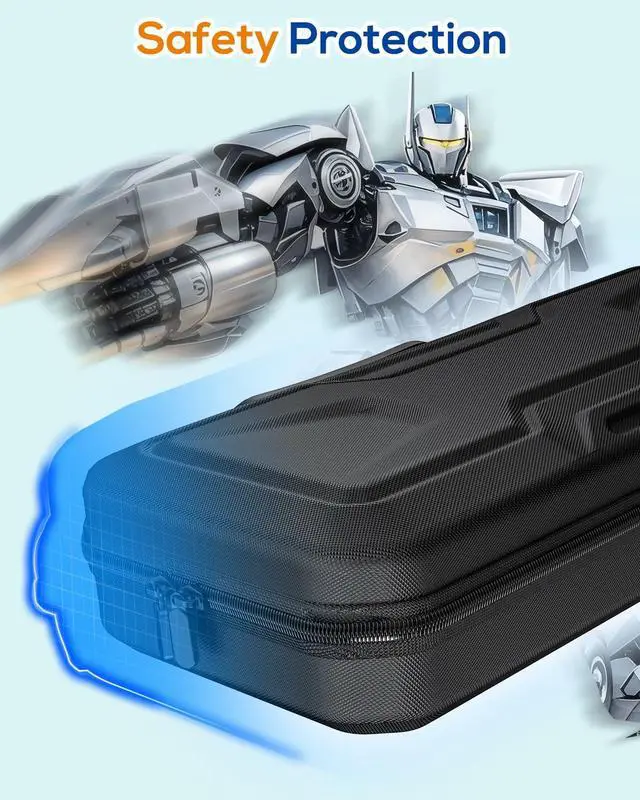 Alt view image 5 of 7 - All in One Accessories Case Bundle for Nintendo Switch 2 2025, Portable Carrying Case & Clear Hard Cover Shell, 2 Screen Protector, 8 Thump Grips, Game Card Slots, for Travel & Storage