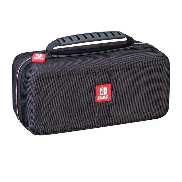 Alt view image 2 of 2 - Game Traveler Deluxe Licensed Travel Case Designed for Nintendo Switch or OLED, Black Medium (NNS4000)