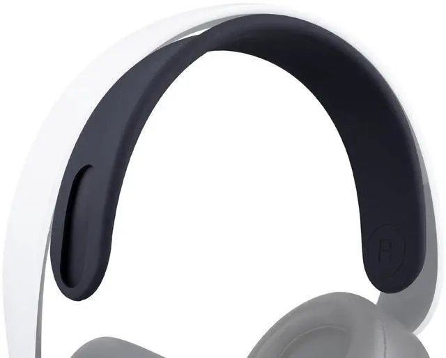 Main image of Silicone Headband for Sony PlayStation 5 Pulse PS5 3D Wireless Headphones, Replacement Top Headstrap Pad Repair Part - Black