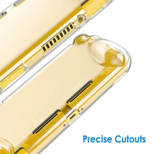 Alt view image 7 of 7 - Protective Case for Nintendo Switch Lite 2019, Grip Cover with Shock-Absorption and Anti-Scratch Design (HD Clear)