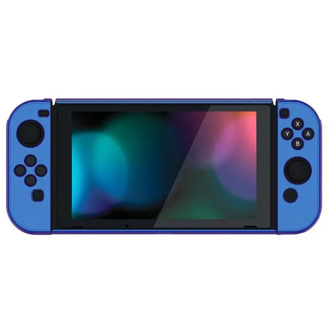 Alt view image 5 of 7 - Ergonomic Grip Case for Nintendo Switch, Upgraded Protective Hard Case Protector for Switch - Shock-absorbent Anti-Scratch Dockable Durable Cover Game Accessories, Chameleon Purple Blue