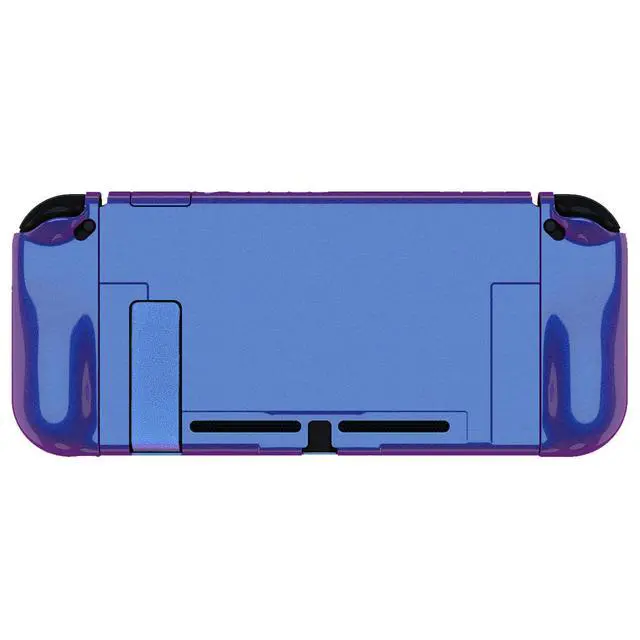 Alt view image 6 of 7 - Ergonomic Grip Case for Nintendo Switch, Upgraded Protective Hard Case Protector for Switch - Shock-absorbent Anti-Scratch Dockable Durable Cover Game Accessories, Chameleon Purple Blue