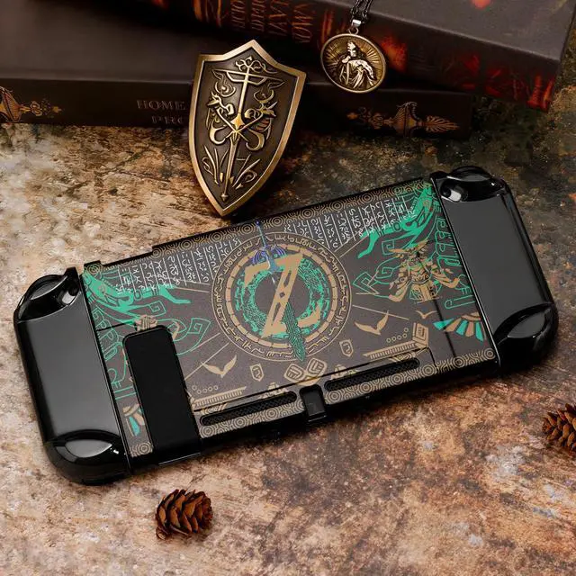 Alt view image 2 of 7 - Protective Case Compatible with Nintendo Switch, Hard Shell Dockable Cover, Anti-Scratch Shockproof Slim Protector for NS Console & Joy-C Controllers (Switch Black)