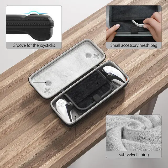Alt view image 4 of 7 - Carrying Case for PS Portal - Slim Fit & Hard Shell Carrying Case for Playstation Remote Player