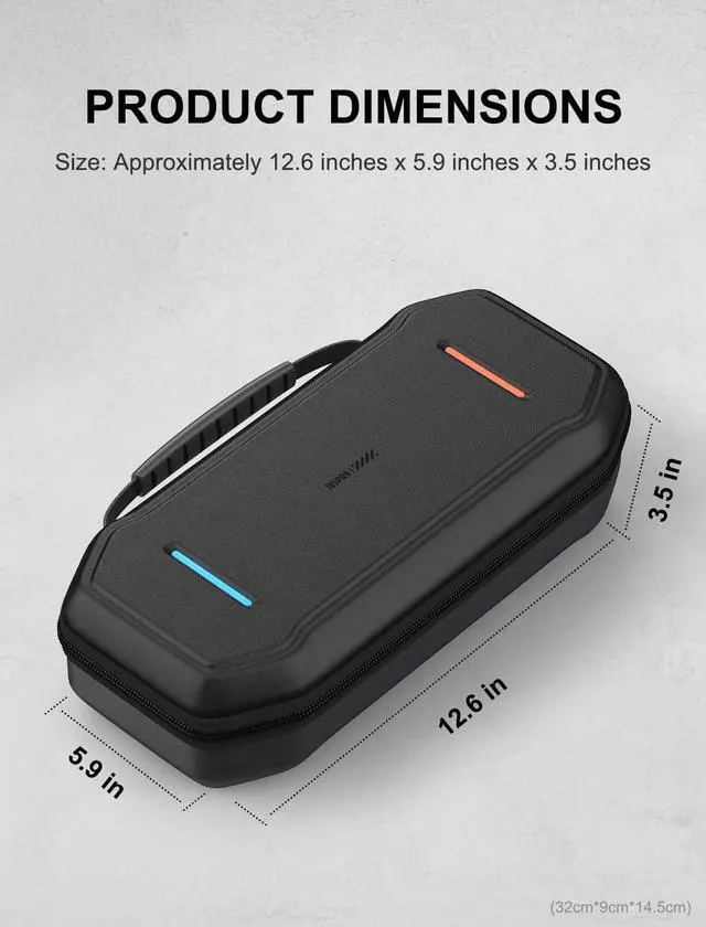 Alt view image 5 of 7 - Carrying Case for Nintendo Switch 2, Hard Shell Travel Case with Large Storage for Console & Accessories