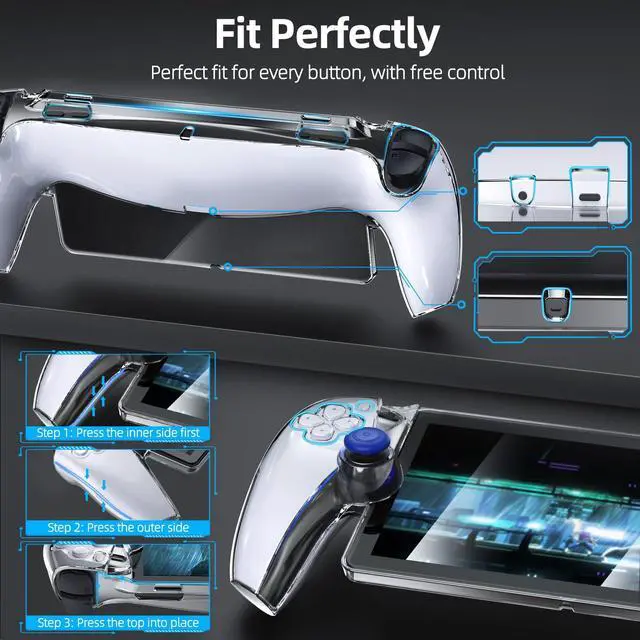 Alt view image 4 of 6 - 3 in 1 Accessories Case Bundle for Playstation Portal