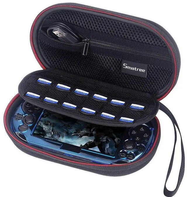 Main image of Carrying Case Compatible for PS Vita 1000, PSV 2000, PS Vita PCH-2000,PSP 3000 with Cover (Console,Accessories and Cover NOT Included)