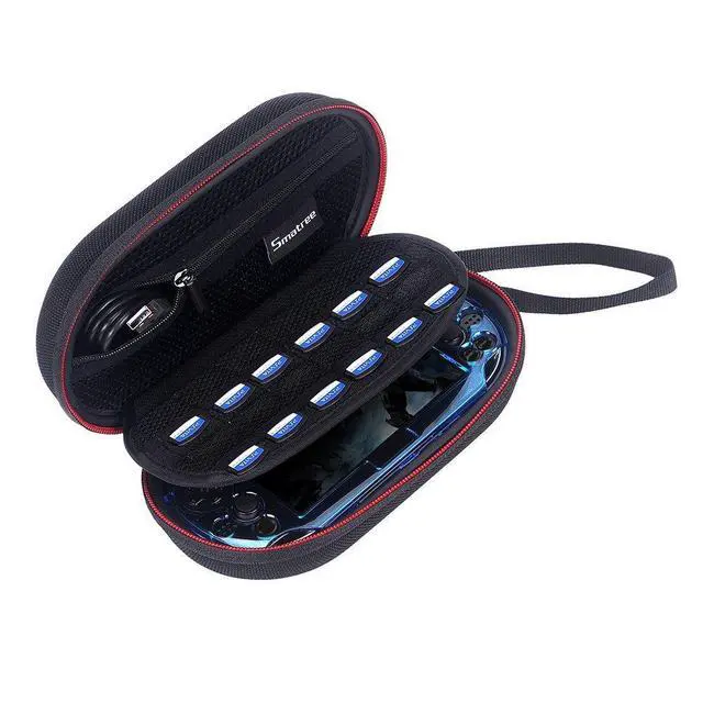 Alt view image 7 of 7 - Carrying Case Compatible for PS Vita 1000, PSV 2000, PS Vita PCH-2000,PSP 3000 with Cover (Console,Accessories and Cover NOT Included)