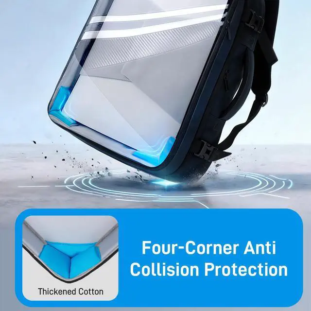 Alt view image 3 of 7 - Carrying Case Compatible with PS5/PS5 Pro, Protective Travel Bag Backpack Compatible with Playstation 5 Console, PS5 Controller, Disc, Gaming Accessories and 15.6" Portable Monitor