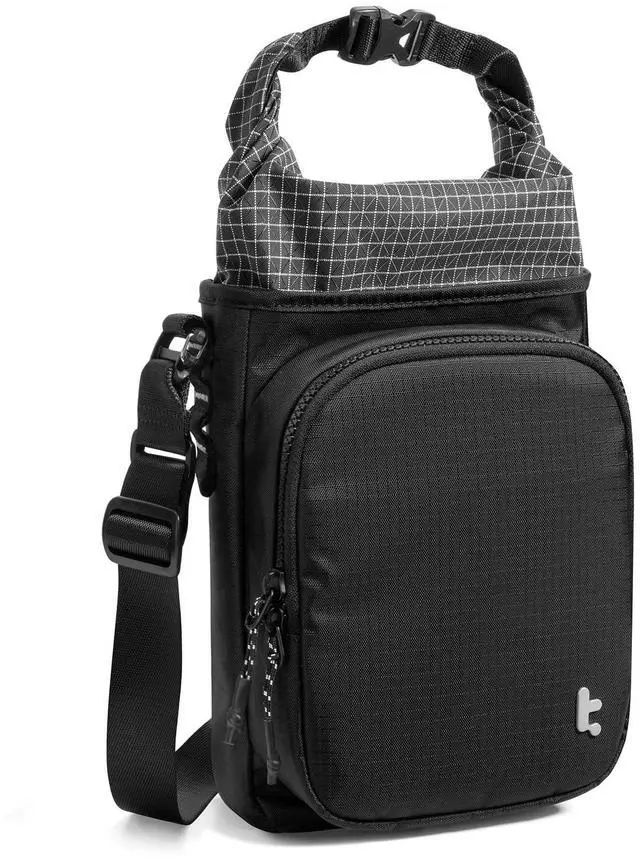 Main image of Sling Bag for Handheld Gaming Console Slim Case, Crossbody Travel Carrying Pouch for Steam Deck, ROG Xbox Ally X, Switch 2, PS Portal Case, Roll-top Bag for Charging Cable & Accessories