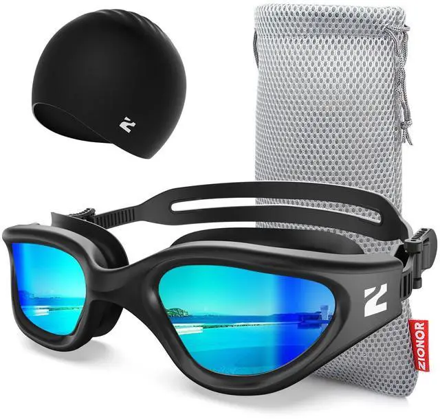 Main image of Swim Goggles Adult, G1 Air Anti-Fog UV Protection, Leakproof Comfortable Fit for Adult Men Women, Includes Swim Cap