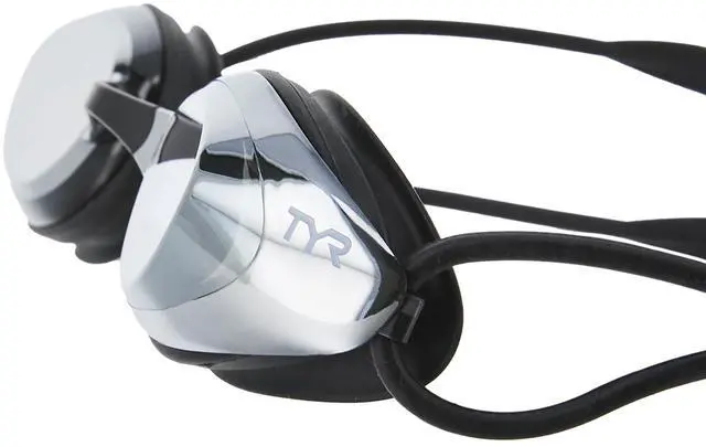 Alt view image 4 of 5 - Blackhawk Racing Swim Goggles - Adult Swimming Goggles for Men and Women - Anti-Fog, UVA/UVB Protection, Watertight - Available Mirrored or Non-Mirrored