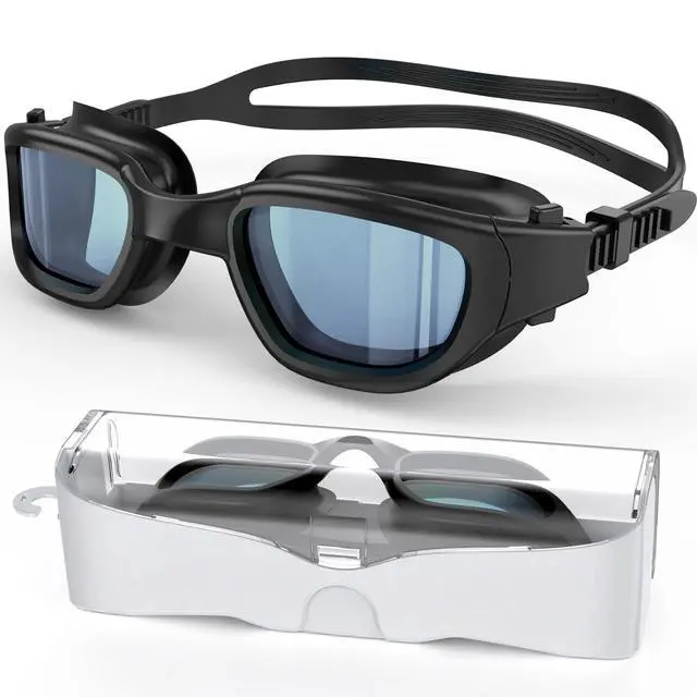 Main image of Polarized Swimming Goggles, Unisex Adult Swim Goggles Anti Fog Anti UV Wide View Pool Glasses for Men Women