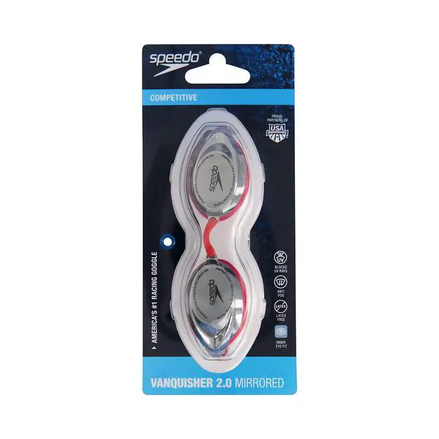Alt view image 3 of 5 - Unisex-Adult Swim Goggles Mirrored Vanquisher 2.0
