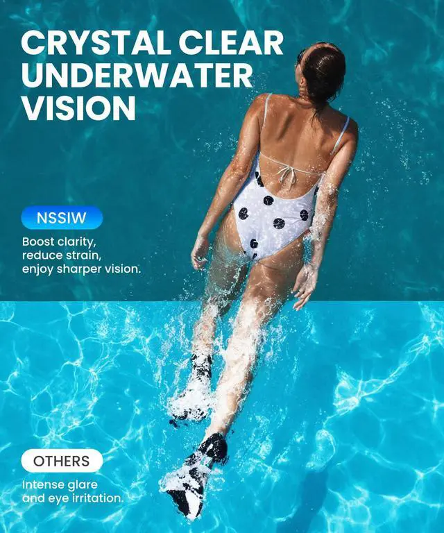 Alt view image 7 of 7 - Swim Goggles, Anti-Fog UV 180°Clear View Swimming Goggles, 3 Pack Goggles Swimming Adult Men Women Youth