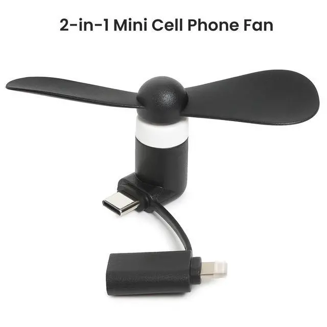 Alt view image 3 of 7 - 24 Pack Handheld Mini Fan Bulk, 2-in-1 Portable Mini Cell Phone Fan Compatible for iPhone, iPad, Samsung, Android Smartphone, Tablet - Colorful and Powerful Cell Phone Summer Accessories