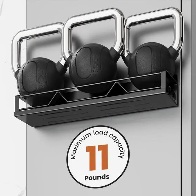 Alt view image 4 of 7 - 16.9 Inch Wide Large Capacity Magnetic Spice Rack for Refrigerator,4 Pack Metal Fridge Shelf Apartment Essentials Fridge Organizer Magnetic Storage Fridge Magnet Organizer(Black)